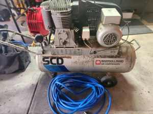 Ingersoll Rand 3E10 Air Compressor in Good Working Condition
