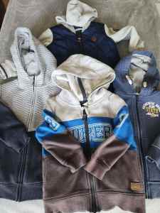 Jacket and hoodies for 3yo