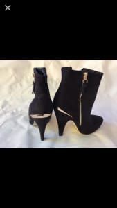 Black Ankle Boots Size 6