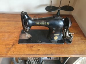 Singer vintage sewing machine.