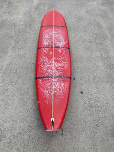 •SOLD• Surfboard, 8’4 Single Fin Malibu / Good condition