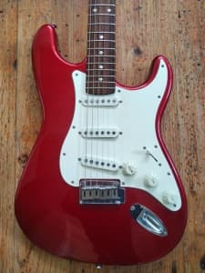 fender stratocaster candy apple red