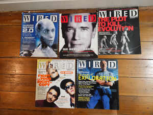 Vintage Wired Magazine 2004 - 10 Issues