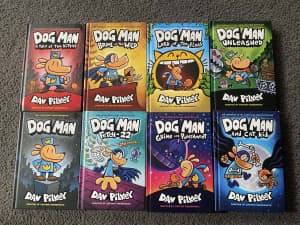 DOG MAN Books- Set of 8