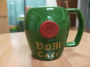 vintage porcelain D.O.M cafe cup proceram aubagne D65H75mm