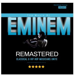 The Music of Eminem Remastered x2 tickets for sale