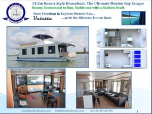 Houseboat 14.5m Resort Style