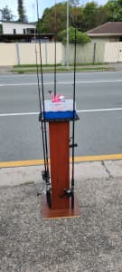 Fishing gear with stand