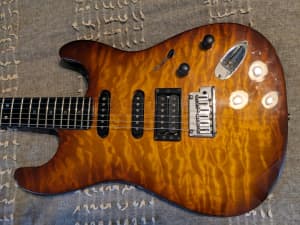 USA deluxe QMT ltd edition Stratocaster 
