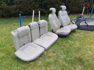 Saab 95 leather seats and door panels in excellent condition.