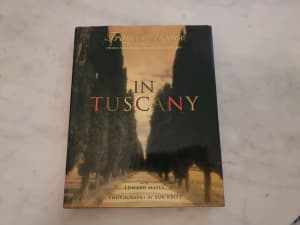In Tuscany by Frances Meyes- Cook Book and Stories- Hard back - As new