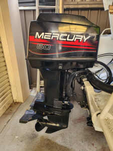 1996 Mercury 60hp 2 stroke 3 cylinder