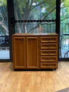 Horn Sewing Machine Cabinet