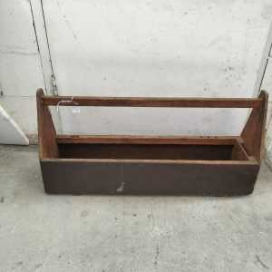 Vintage timber tool box/ artists box. 