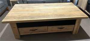 Solid timber coffee table (mango wood) used