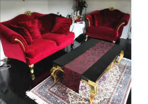 Sofa set and tea table for sale
