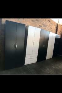 Moving clearance new 2 & 3 door wardrobe from $180