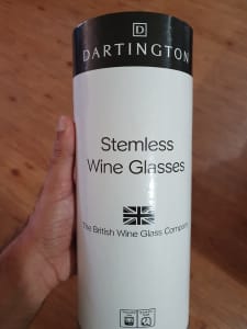 Darlington Stemless Wine Glasses (2) - brand new
