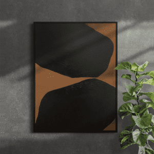Framed Abstract Painting