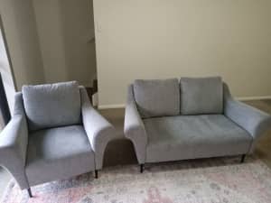 2 seater couch armchair