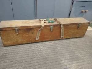 Vintage Wooden double Rifle box