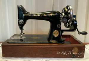 Sold Pending - Serviced Vintage Singer 99k Hand Crank Sewing Machine