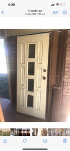 Door exterior solid core