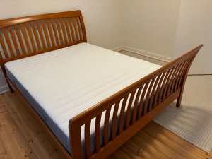 Queen Bed with IKEA Mattress