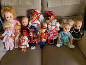 Doll Collection for sale - vinyl dolls
