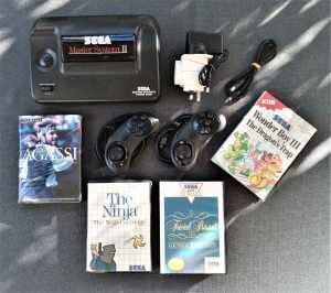 Sega Master System II Console, Games, 2 Controllers Aussie SMS MD 80s