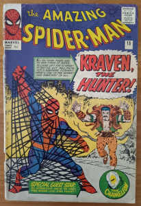 AMAZING SPIDER-MAN No.15 (1964) - 1ST KRAVEN THE HUNTER