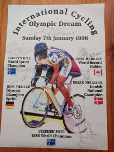 Cycling poster, great for the man cave!
