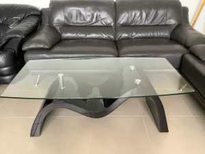 Gorgeous Tempered Glass Coffee Table Dining Table TV Entertainment