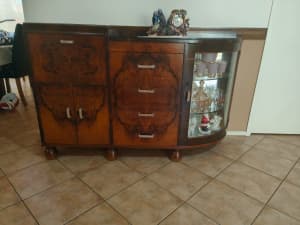 1930s antique china cabinet/bar