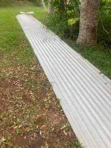 Steel sheeting long lengths
