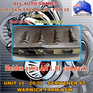 ( 1.8 litre ) coil pack Holden Astra AH
