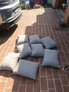 8 Outdoor Pillows 50cm by 30cm