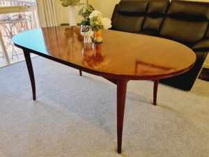 🍊Stunning PARKER MCM Retro Teak Extendable Dining Table in Exc. Co