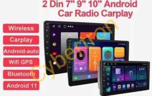 Brand New Auto Carplay Android Bluetooth GPS WiFi Nav Stereo
