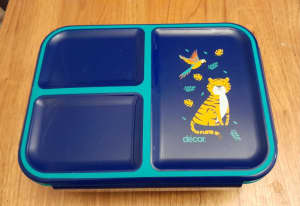 Decor Triple Split Bento Lunch box Choice of two designs