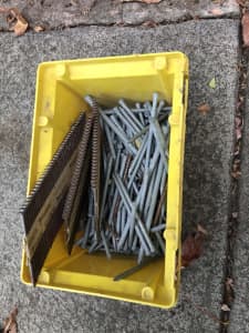 Box of nails mostly 3 inch