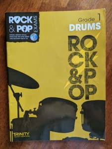 Trinity College London Trinity Rock and Pop Drums Grade 1 Music Book