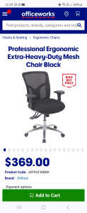 Brand new ergonomic chair