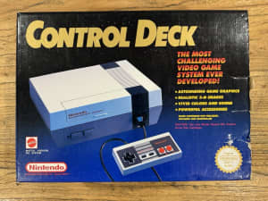 Nintendo NES Console Control Deck Mattel Version PAL Boxed