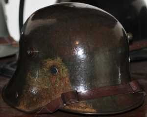 WW1 German Helmet Stahlhelm M17 Camouflage K64 1917