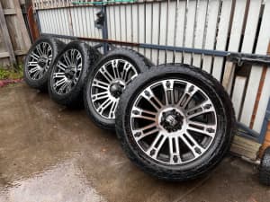 XD Series 20 Alloy Wheels with Nitto Tyres 6 Stud *Delivery*