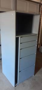 Wardrobe Unit Insert Drawers Tallboy Stand Alone Unique Large Top Many
