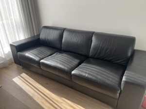 3 Seater Leather Lounge