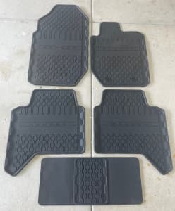 Genuine Ford Ranger PX Rubber Floor Mats - Full Set