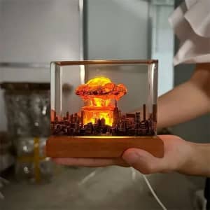 Nuclear Explosion Bomb Mushroom Cloud Lamp Flameless Lamp For Courtyar